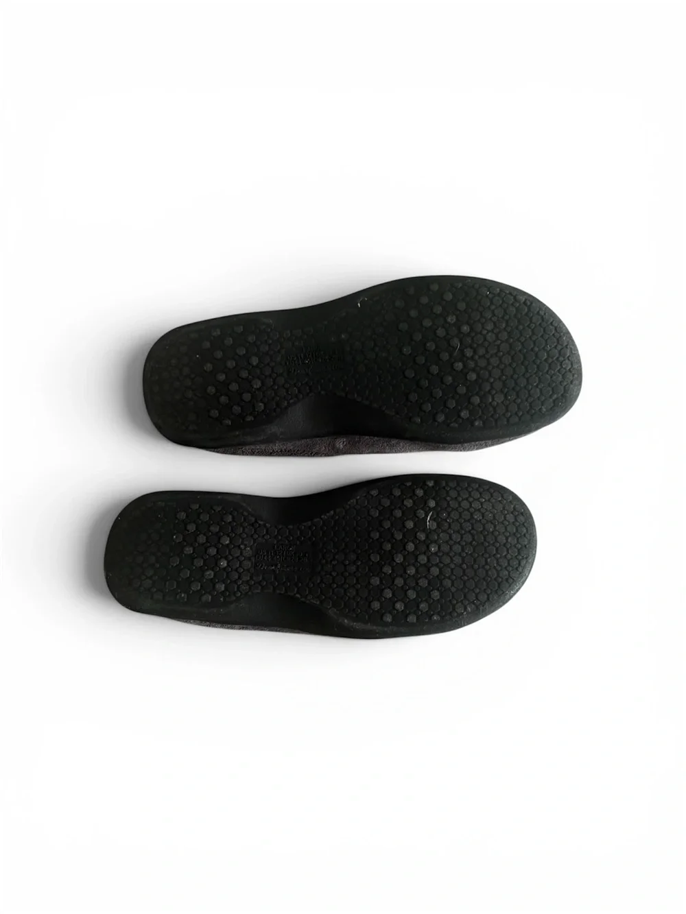 Dearfoams Charcoalt Gray Plush Memory Foam Slip-On House Slippers